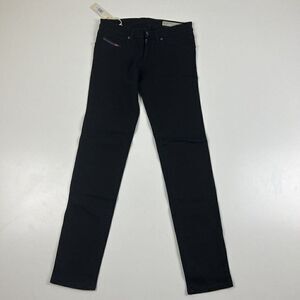 Diesel Jeans Women's 27 x 32 Getlegg Slim Skinny Fit Black Stretch Denim Pants